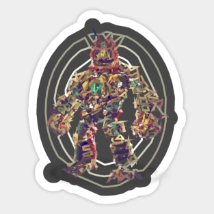 Massive Knack Original Line Art Sticker